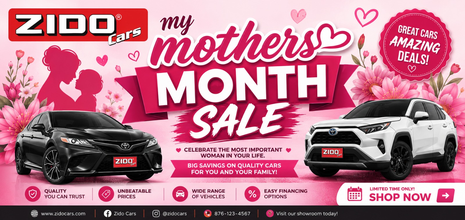 Mothers Month Sale Banner
